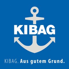 KIBAG Logo Slogan aufblau